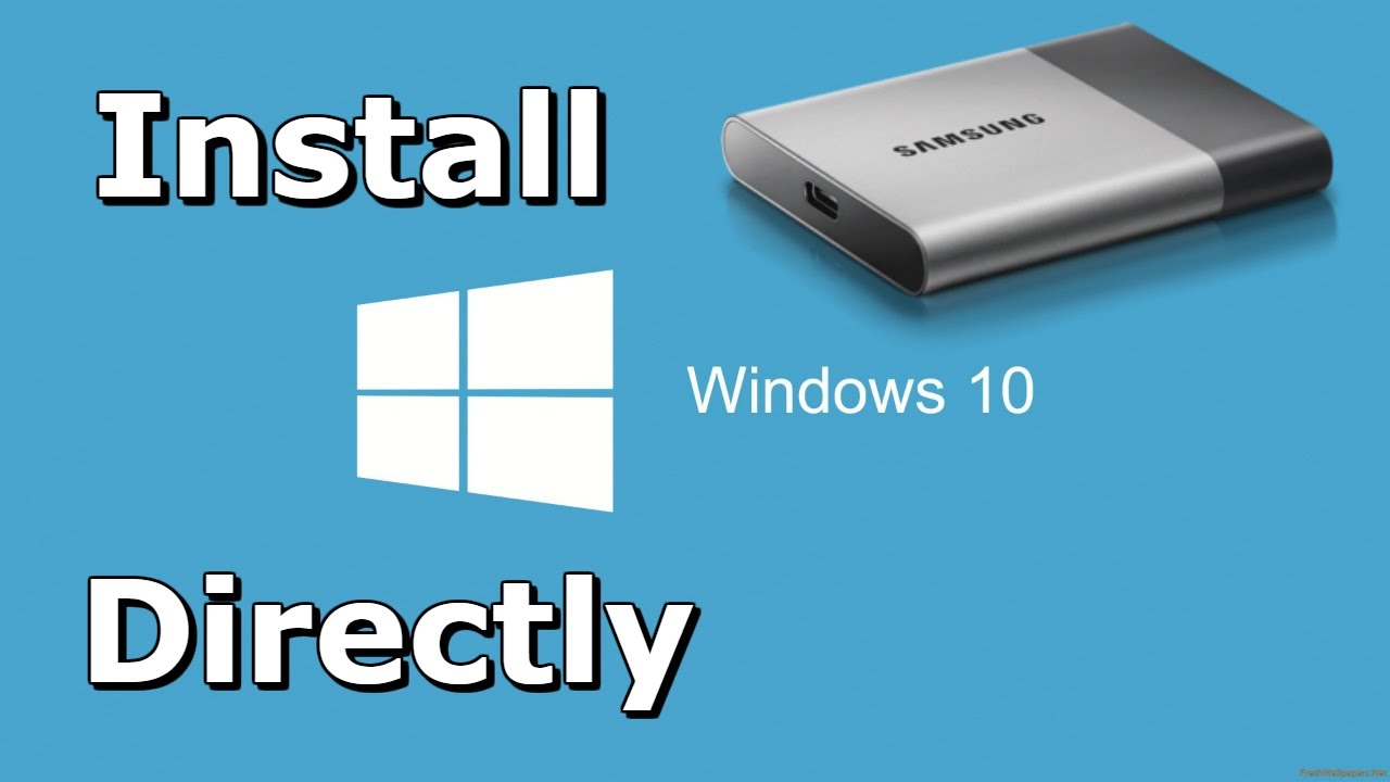 windows setup from usb download